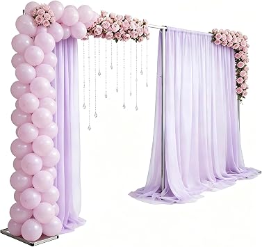 20x10FT Backdrop Stand Photo Pipe and Drape Background Stands Curtain Frame