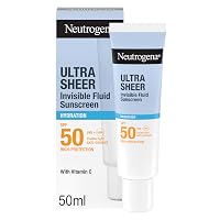 Neutrogena Ultra Sheer Fluido Invisibile Protezione Solare Idratante SPF 50 50 ml