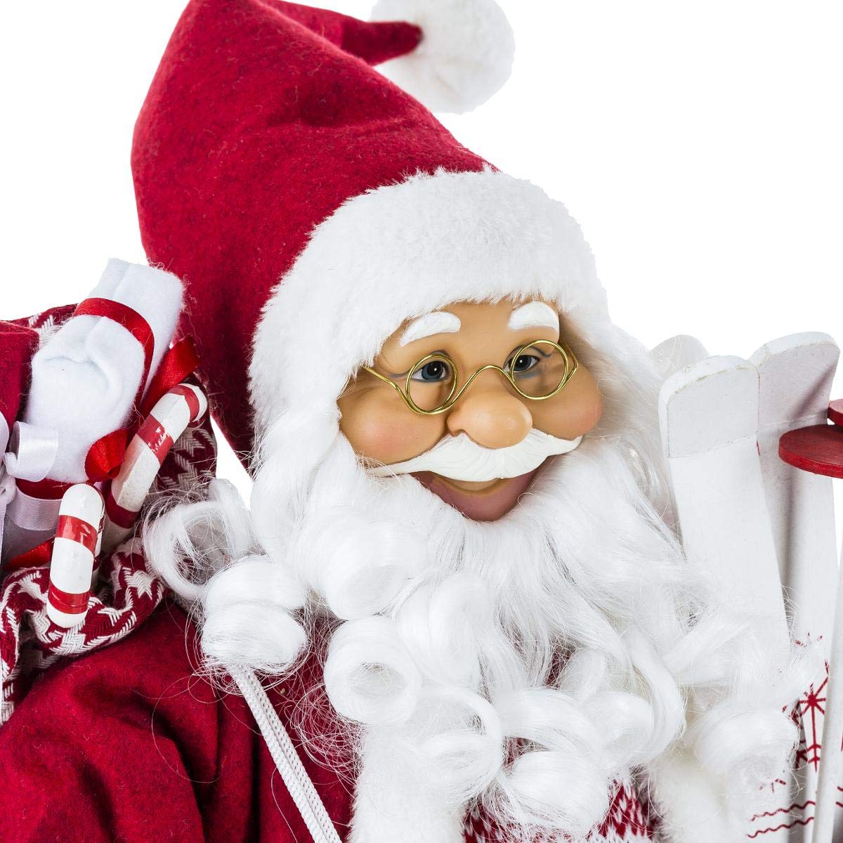 Stehender traditioneller Weihnachtsmann