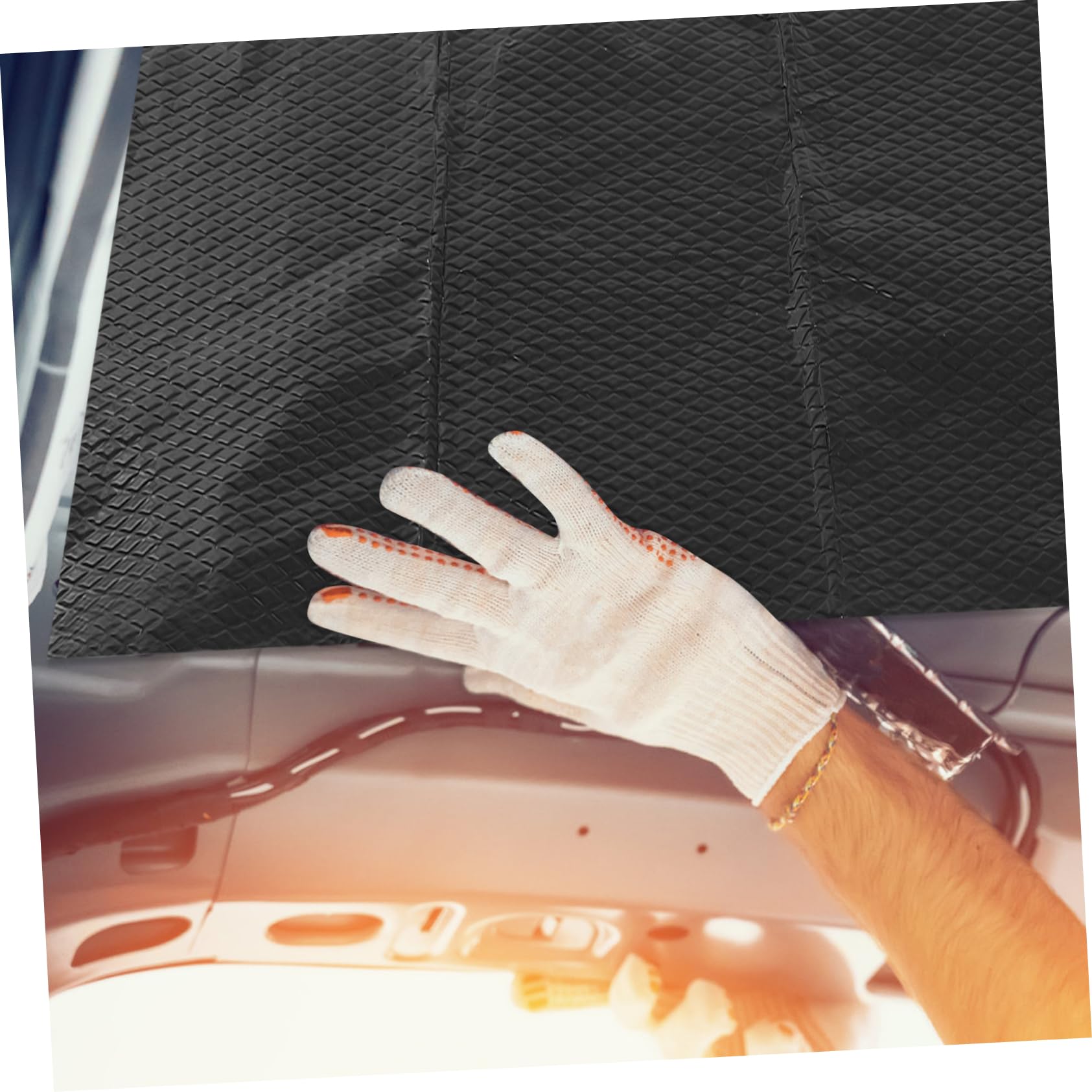 Tappetini Fonoassorbenti Per Auto Isolamento Acustico Cuscinetti Fonoassorbenti Per Auto Facili Da Installare (confezione Da 8)