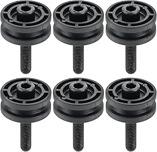 6PCS 305784005 305784001 Tile Saw Roller Assembly Compatible with Ryobi DT180EVO, Table Saw Replacement Parts for Ridgid 7" Tile Saw Roller R4030 R4030S R4031 R40311