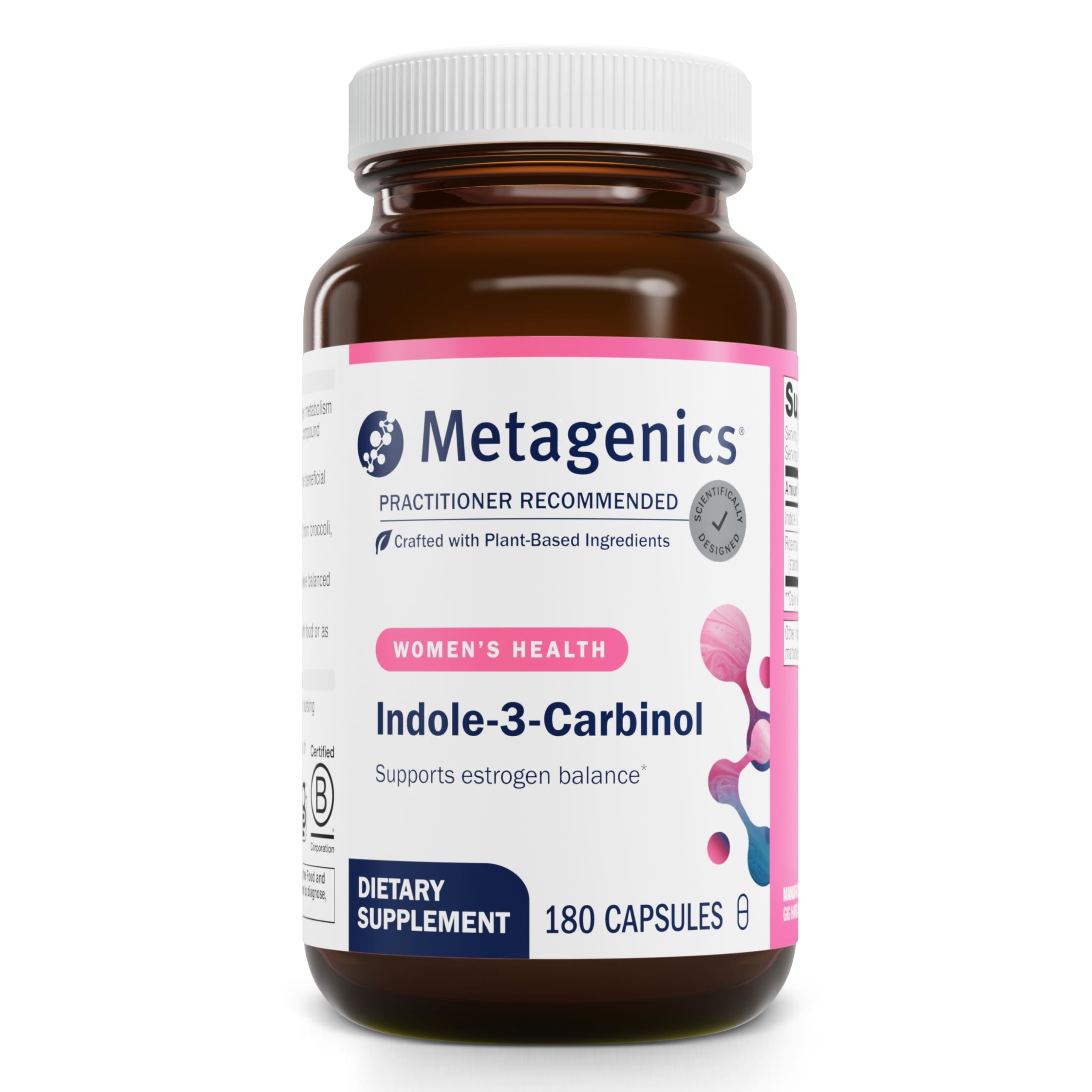 Meta I 3 C® – Stabilized Indole-3-Carbinol – 180 servings