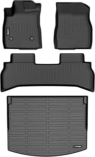 Alfombrillas para todo tipo de clima para Chevy Trailblazer FWD 2021-2024 2025 2026 y forro de carga para Trailblazer FWD (solo se ajusta a carga en