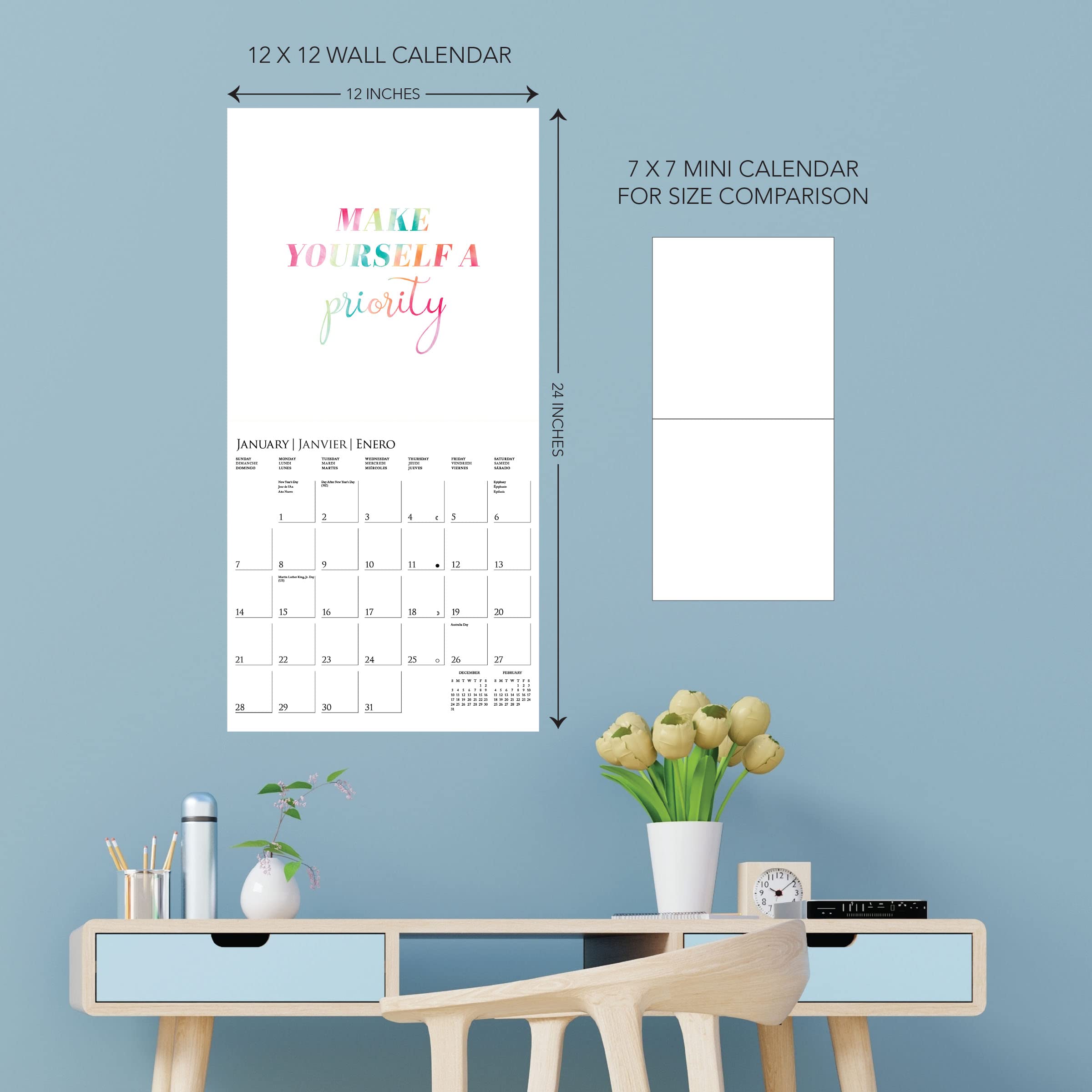 Graphique 2024 Love is Love Wall Calendar - Image 4