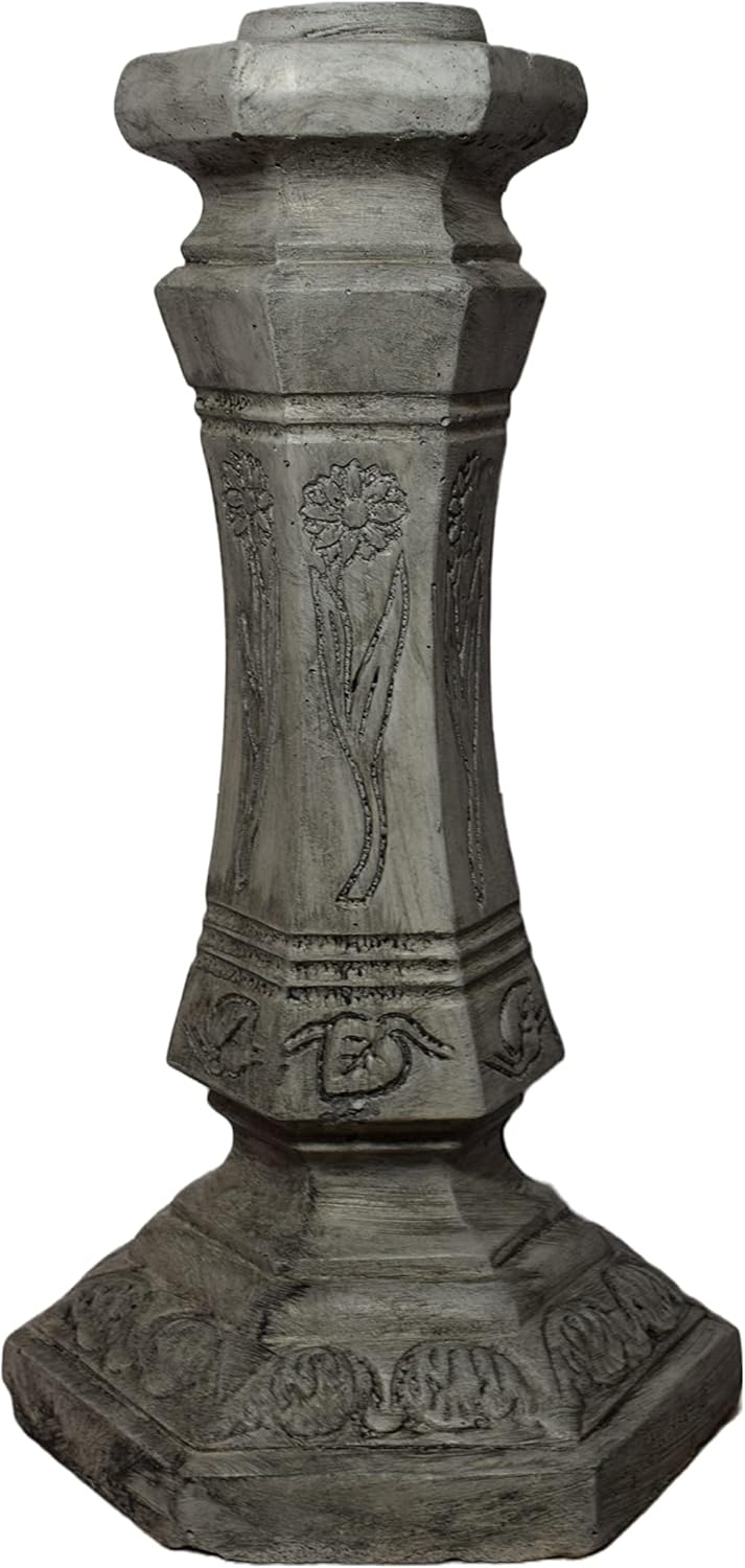 Fanciful Birdbath- 26" h x 22" w x 20" d- Pre-Aged