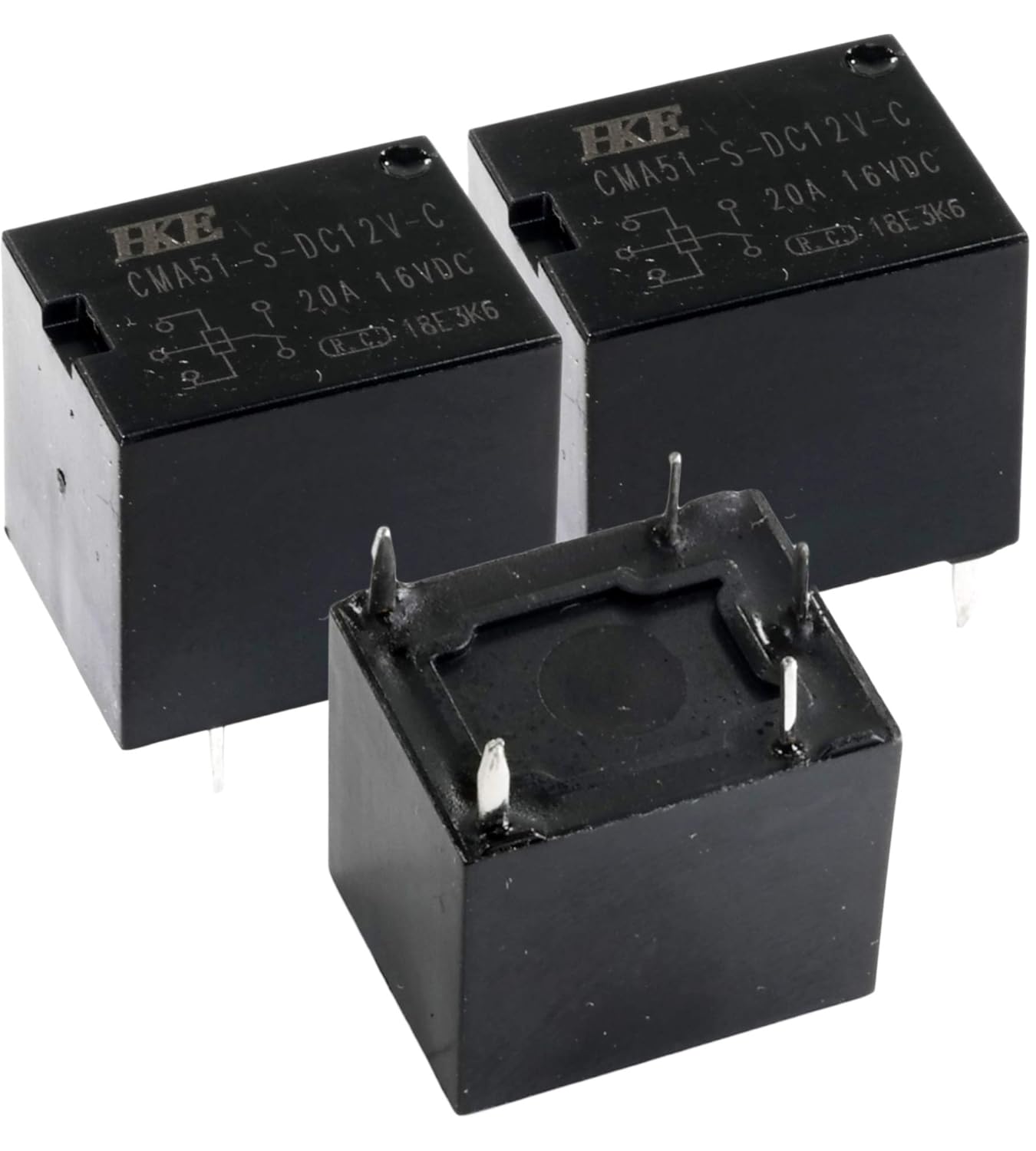 (Pack of 2) MULTICOMP MCCMA51-S-DC12V-C RELAY, SPDT, 12VDC, 20A