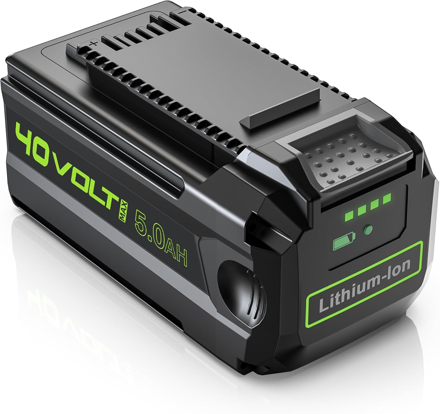 40.0V 4.0AH Lithium-Ion Battery Relpacement for Greenworks Tools 40V battery 29472 29462 2901319 24282 24252,Compatible with Wireless Pruning Machine,Cordless String Trimmer and all Greenworks Tools