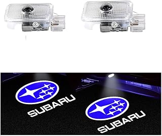 for Subaru Integration Ultra-Brights Step Led Puddle Door Lights, Ultra-Bright LED 3D Laser Ghost Shadow Light, Never Fade with Extension Cord, Pack of 2