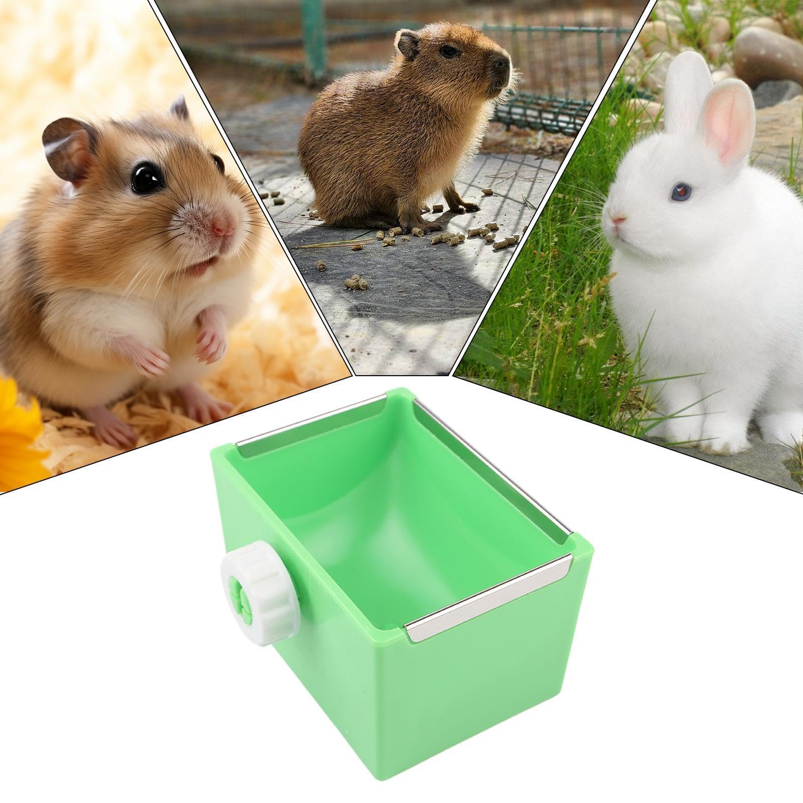 di criceto, di cibo per criceti Dispenser di acqua e pasti | per alimenti per piccoli animali da srotolamento e d'acqua per il criceto Gerbil Hedgehog