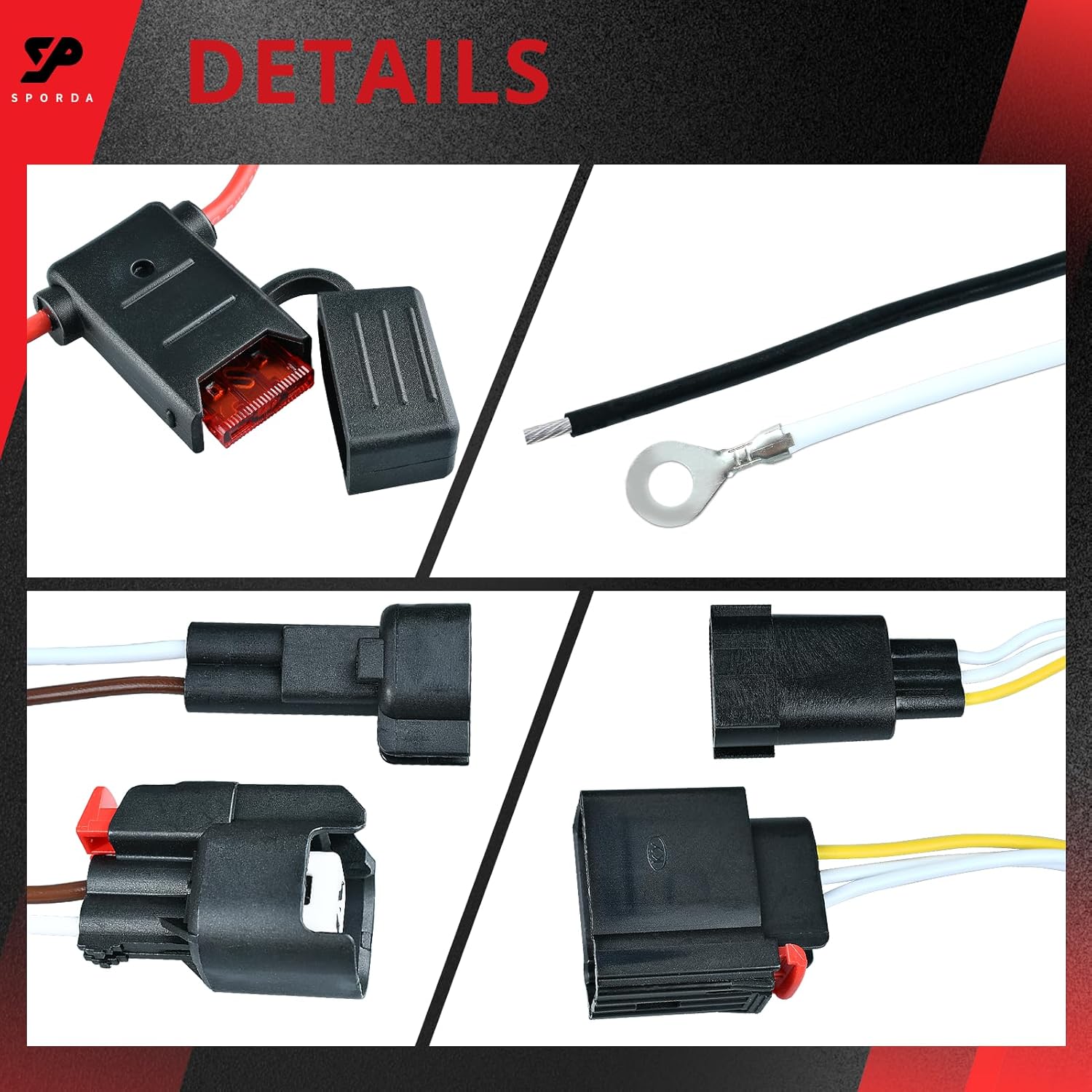 56426 Vehicle-Side Custom 4-Pin Trailer Wiring Harness,fits for Jeep Grand Cherokee (56426)