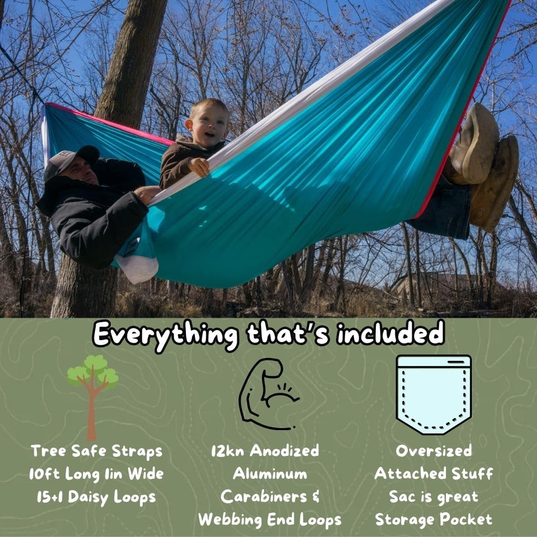 Mr. Mocks Single Camping Hammocks | Single Double and Bunk Bed Backpacking Hammock | Featherlite Outdoorsman Survival | hammok hamick hamock Mock hamaca underquilt hamacas hamic (Alabama)