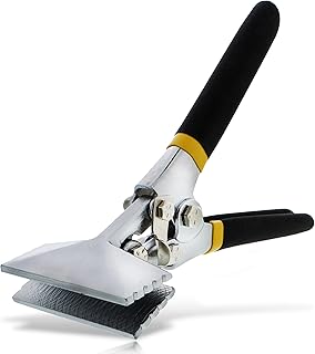 ABN Hand Seamers Sheet Metal Tool - 3 Inch Straight Metal Bending Pliers for Roofing, Siding, HVAC, and More