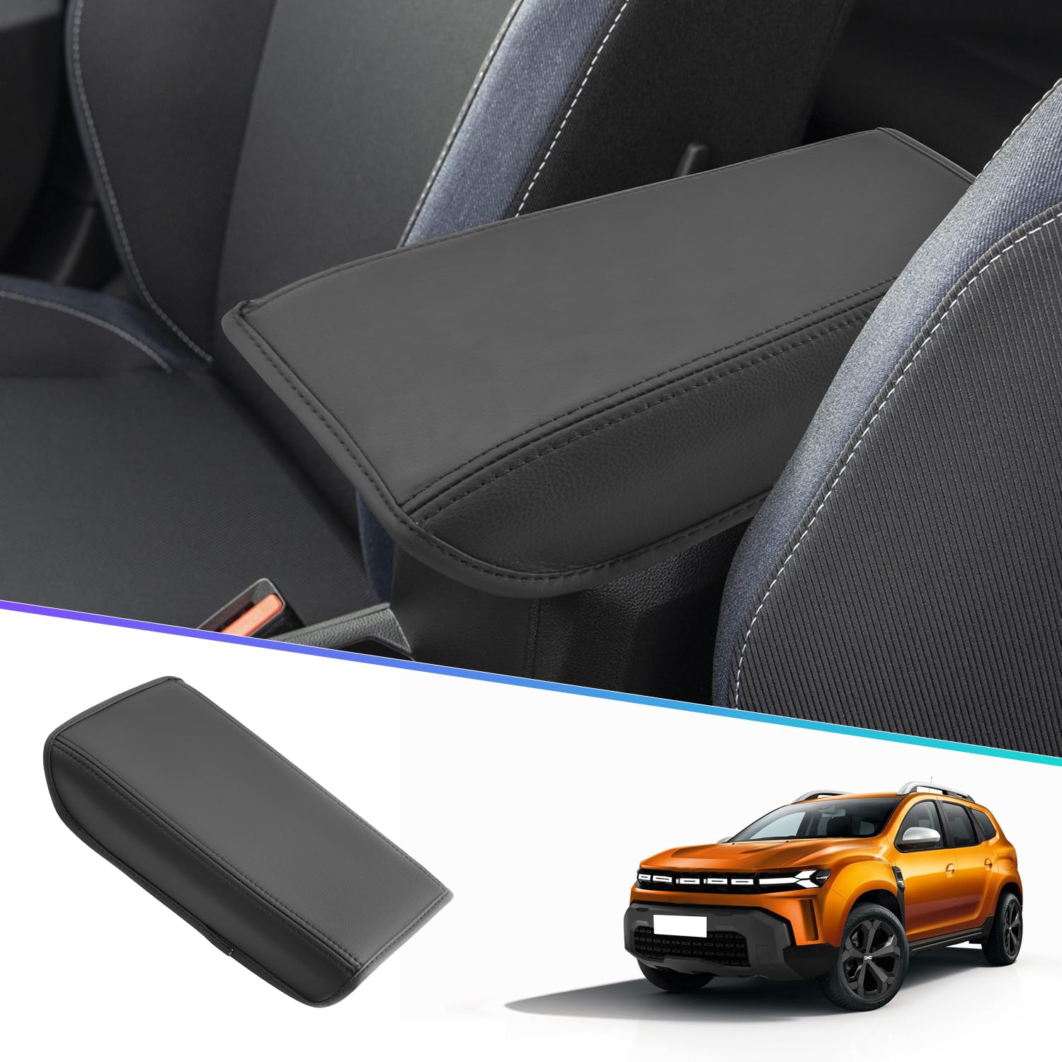 SHAOHAO Compatibile con nuovo Dacia Duster 3 2024 2025 2026 Copertura per bracciolo centrale copertura per bracciolo centrale Dacia Duster 3 accessori dacia duster 2025