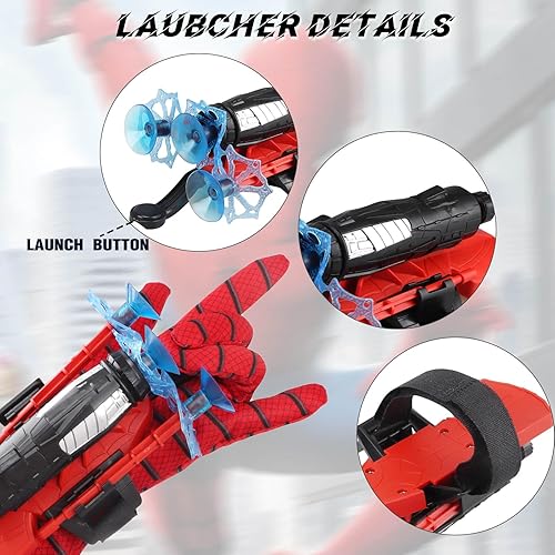 Miniatura 6 de Dolanus Juguetes de araña para niños de 3, 4, 5, 6, 7, 8 años, disfraces de superhéroe para niños, juguetes de superhéroe, juguetes de superhéroes