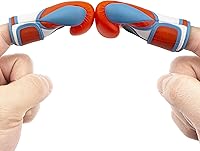 Vista 10 de AQKILO Guantes de boxeo mini marionetas de dedo, ¡elimina tu estrés! Weird Stuff Random White Elephant Gifts (dorado)