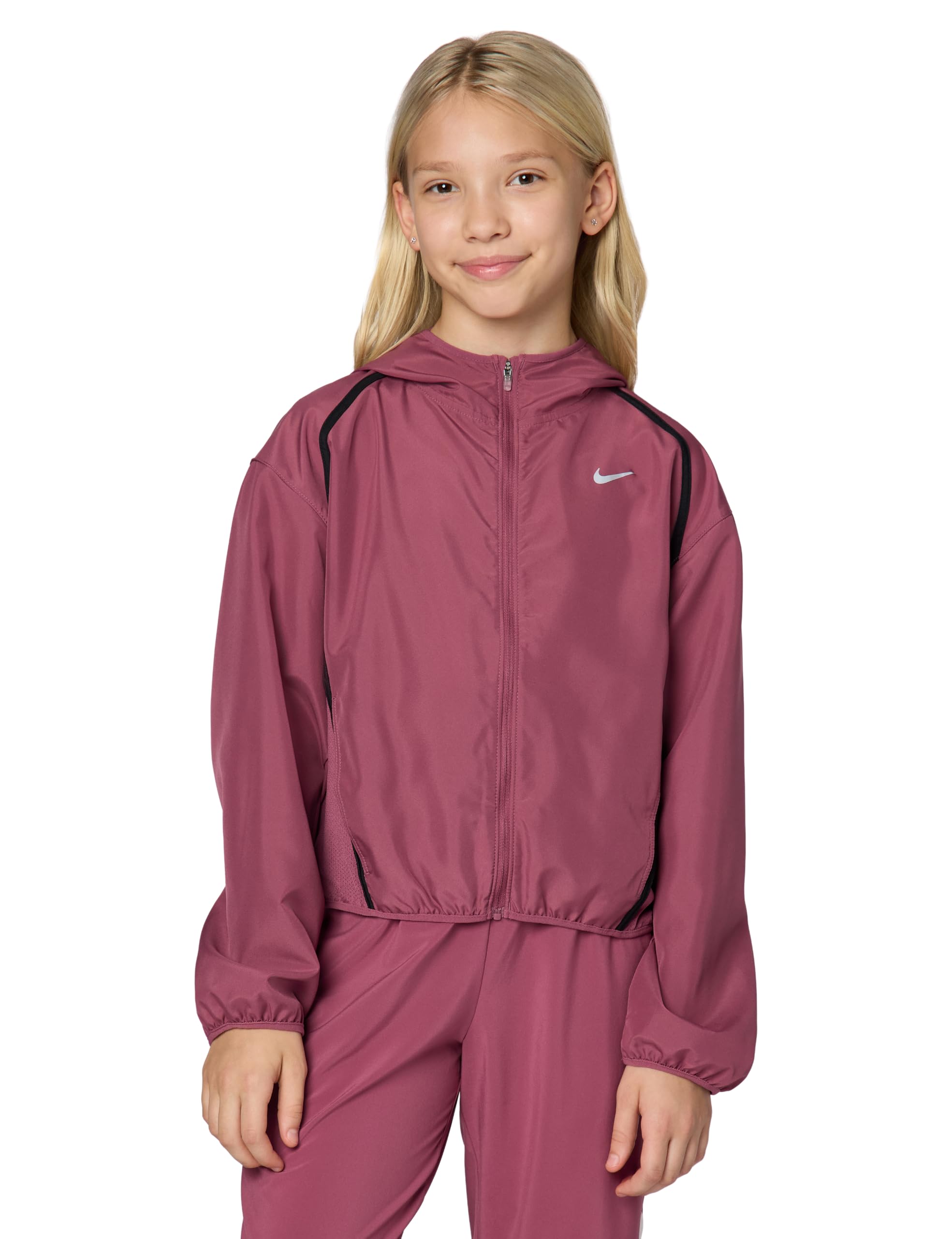Nike Girls' Tempo Repel Water-Repellant Running Jacket
