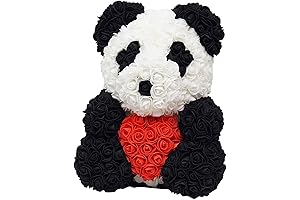 Valentines Panda Rose Bear Heart