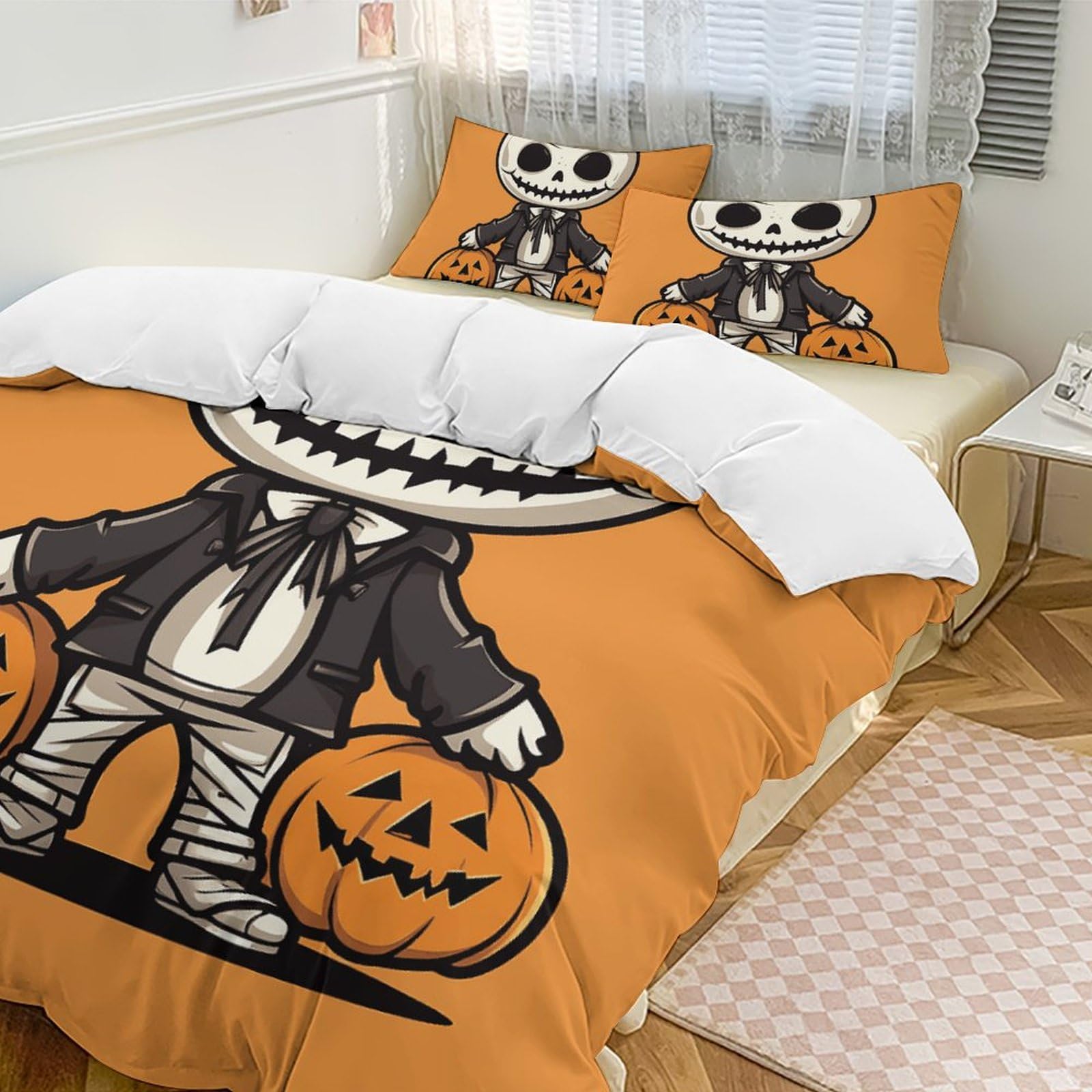 Housse de couette 218x177 cm avec fermeture éclair pour créer un nid douillet dans sa chambre