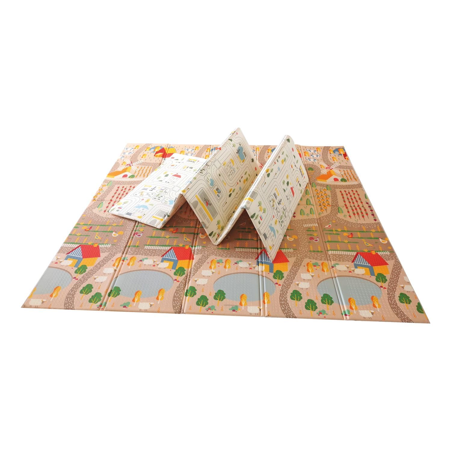 Tapis de jeu pliable 200 X 180 Farm-City