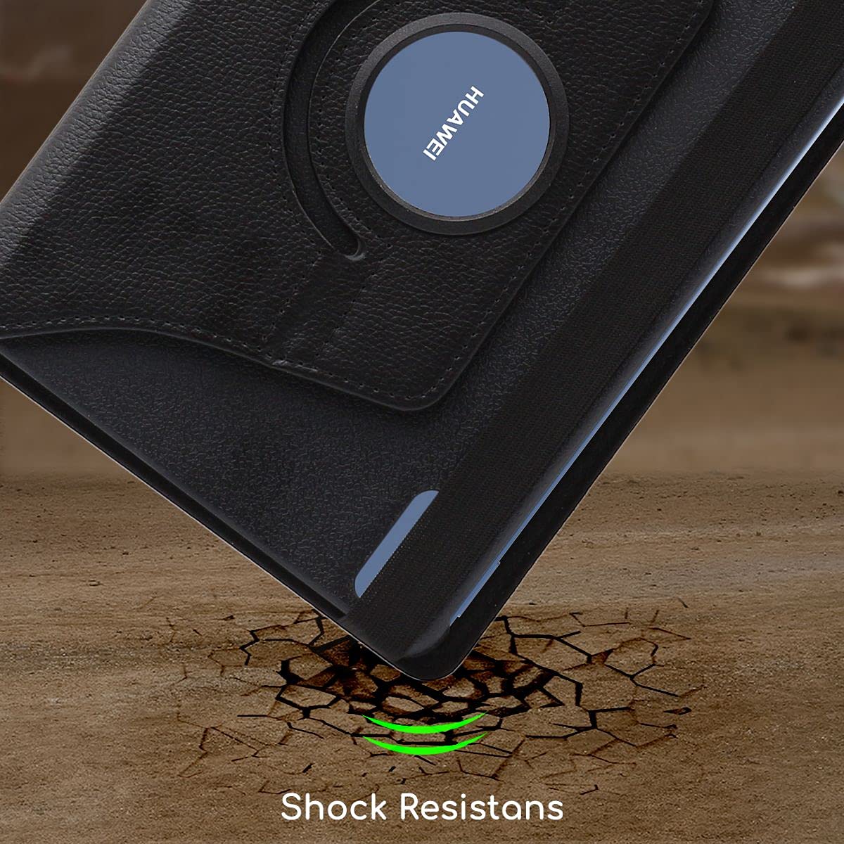 Custodia Antishock Per Huawei MatePad 10.4" - Con Maniglia, Tracolla E Supporto Girevole 360° - 4