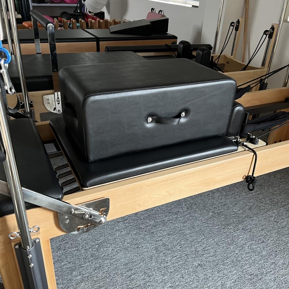 Pilates Reformer - Scatola da seduta 69,6 x 39,6 x 28,4 cm, accessori per pilates, adatta per allenamenti a casa e uso professionale in studio