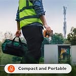 Makeid P31S Industrial Label Maker, Portable Bluetooth Printer with 0.71" W x 26.24ft L Label, Wire and Cable Labeling Machine for Job Sites, Heat Shrink Tubing Labeler