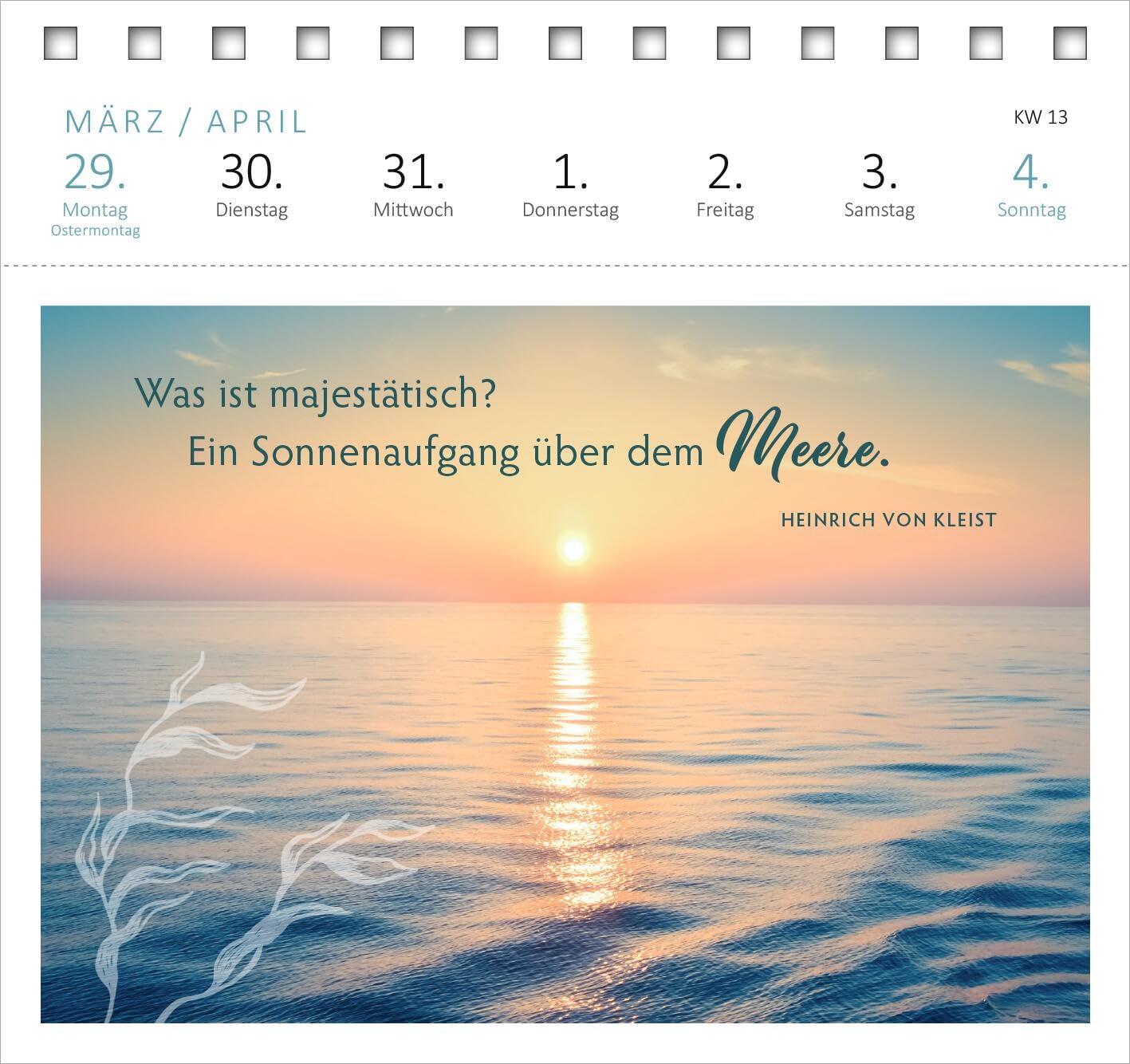 Postkartenkalender Sehnsucht nach Meer 2027: Wochenkalender 2027, 53 Postkarten für mehr Inspiration
