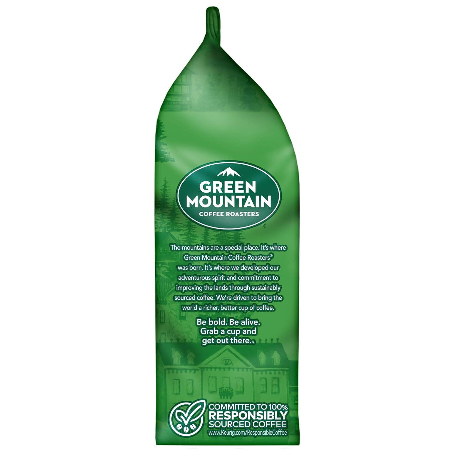 Green Mountain Coffee Roasters, French Roast, Ground Coffee, Dark Roast, Bagged 12oz.