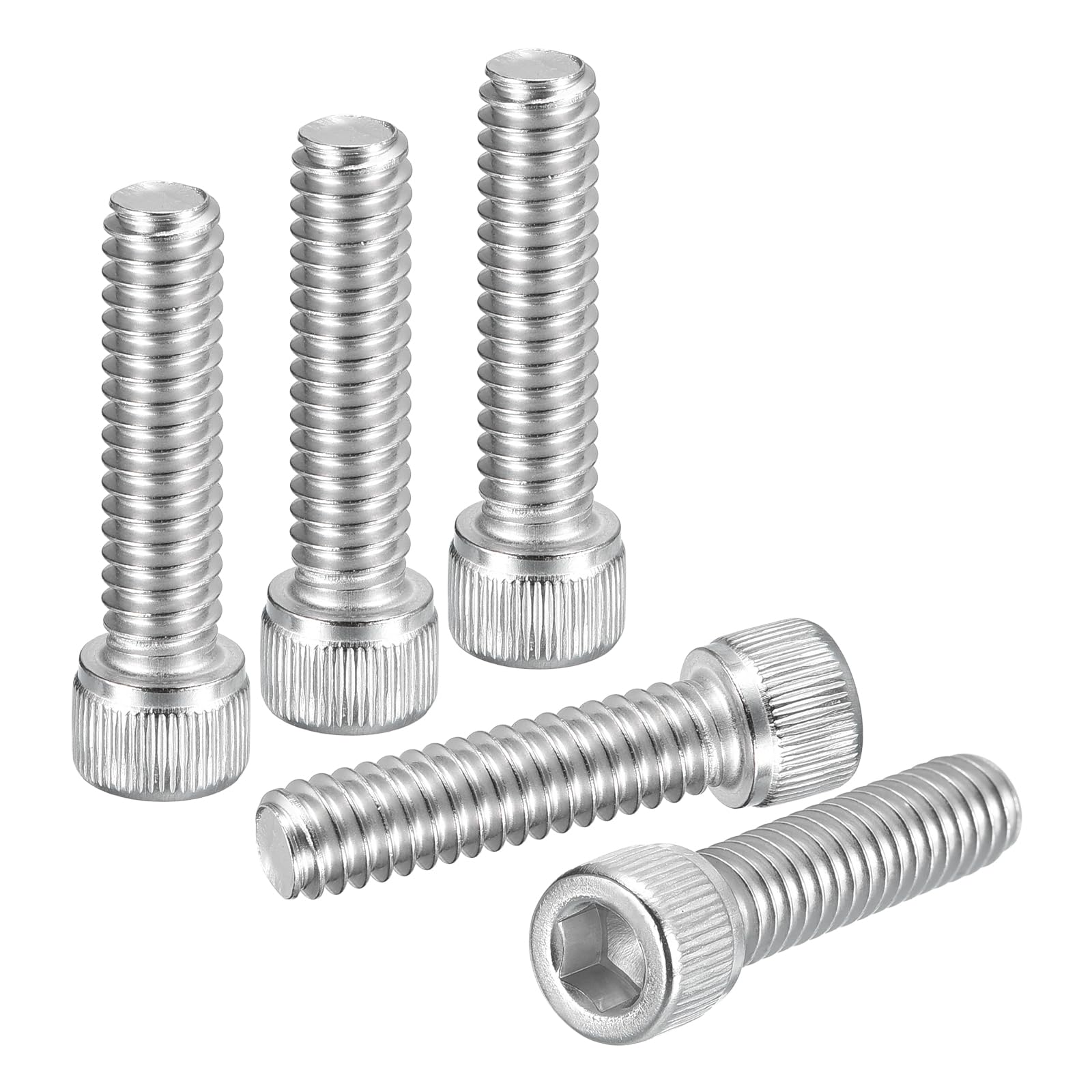 DTGN 1/4"-20x1" Socket Head Cap Screws Bolts, 30Pack, Good for Road Bicycle Mountain Bike, Auto, Motorcycle