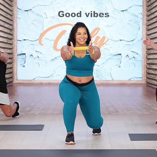 Miniatura 6 de Beachbody Bandas de resistencia para entrenamientos de glúteos y muslos, bucles de ejercicio de fuerza unisex para mujeres y hombres, niveles de