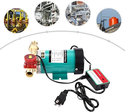 Miniatura 3 de Pressure Pumps,115V60Hz 1 inch Outlet 120W Water Pressure Booster Pump,Automatic Household Shower Booster Pump with Water Flow Switch for Home