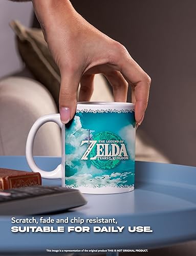 Miniatura 4 de Pyramid America Taza Zelda  The Legend of Zelda Tears of the Kingdom  Taza oficial de Nintendo para jugadores (11 onzas)  Taza Zelda retro para