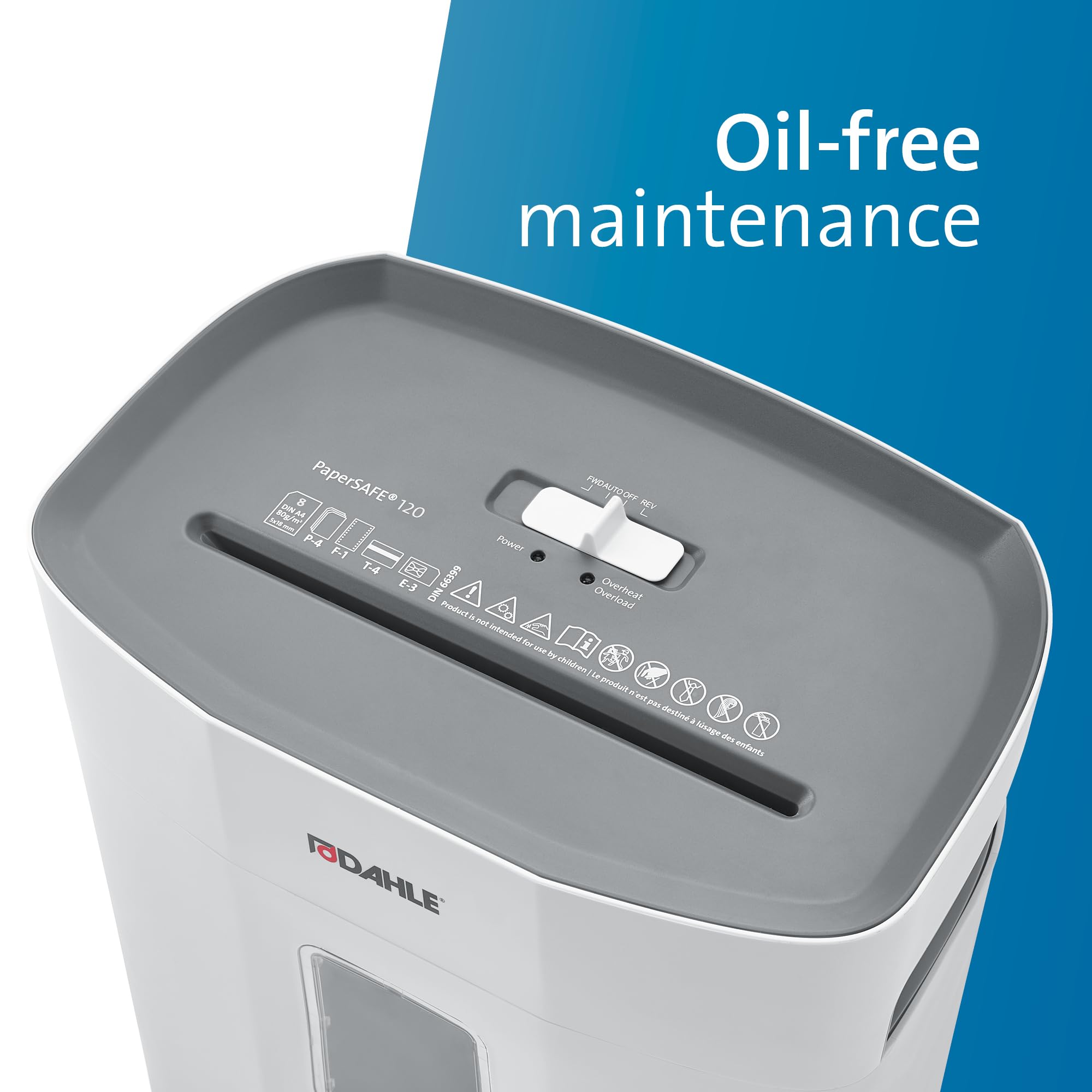 Dahle PaperSAFE PS120 Cross Cut Shredder