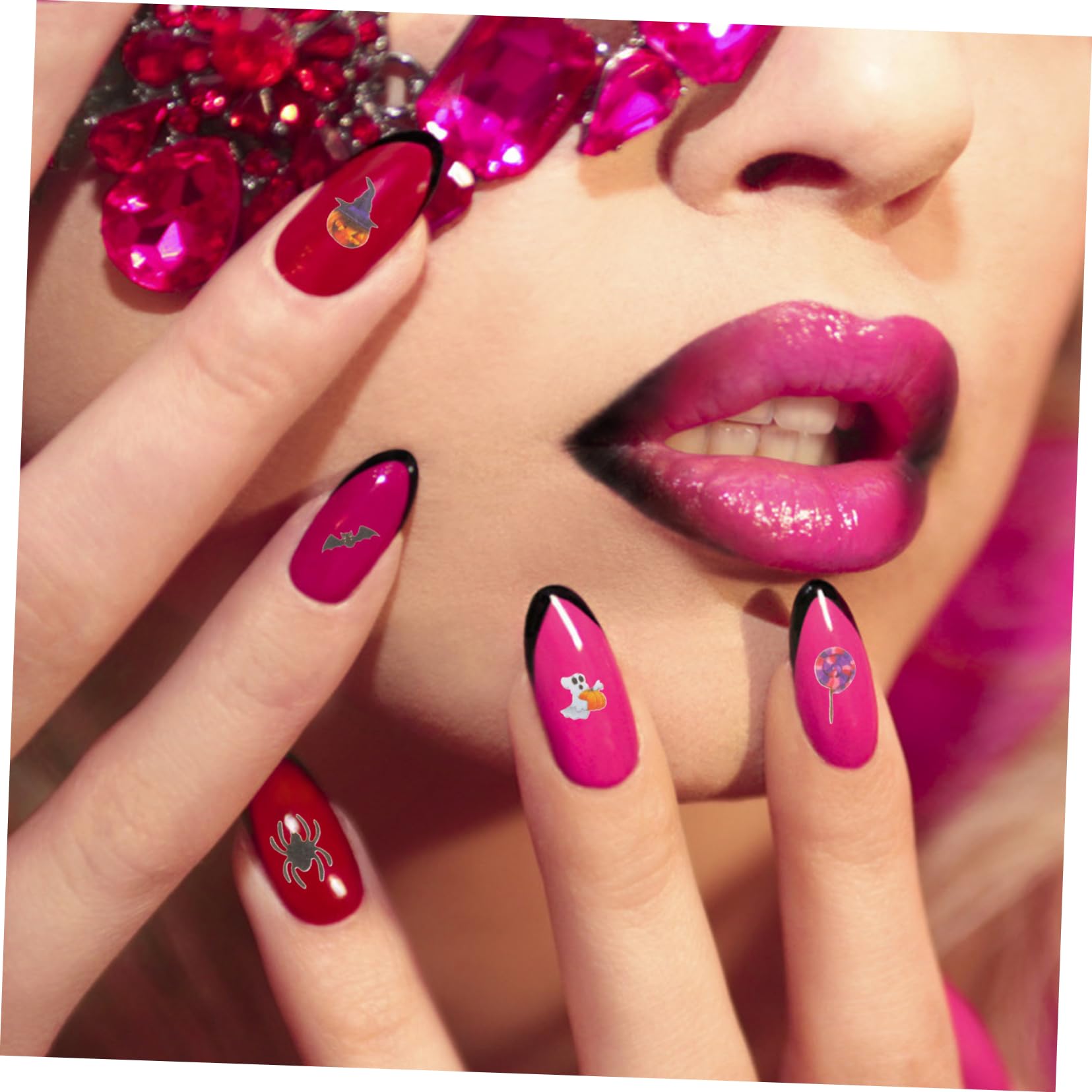 Didiseaon 3 Juegos De Calcomanías Para Uñas De Halloween Accesorios De Manicura Para Mujeres Y Niñas Divertidos Para Principiantes Y Expertos 6 Cajas X 3