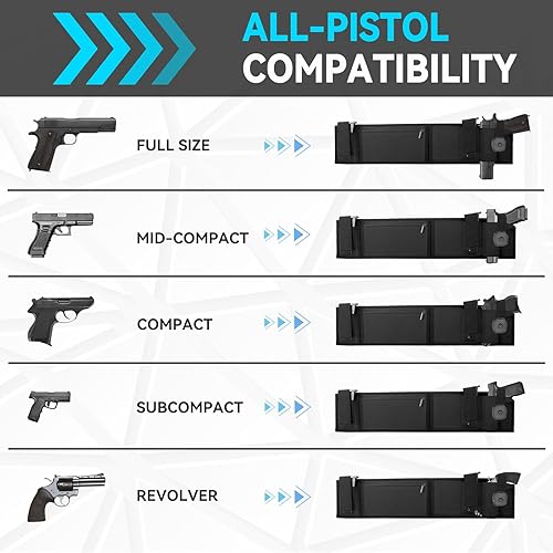 Miniatura 6 de Funda para banda para el vientre para transporte oculto, KUMGIM para mujeres y hombres de 0.315 pulgadas, banda de cintura para Airsoft, cinturón