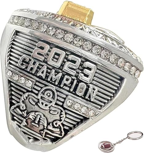 Miniatura 4 de Anillo de campeonato de fútbol de fantasía  Anillo de trofeo de campeonato de fútbol de fantasía masiva 2023 FFL WINIER MVP regalo coleccionable