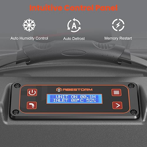 Miniatura 5 de Abestorm Deshumidificadores comerciales de 180 PPD con bomba, deshumidificador LGR para espacio de rastreo, sótano, gran espacio, deshumidificador