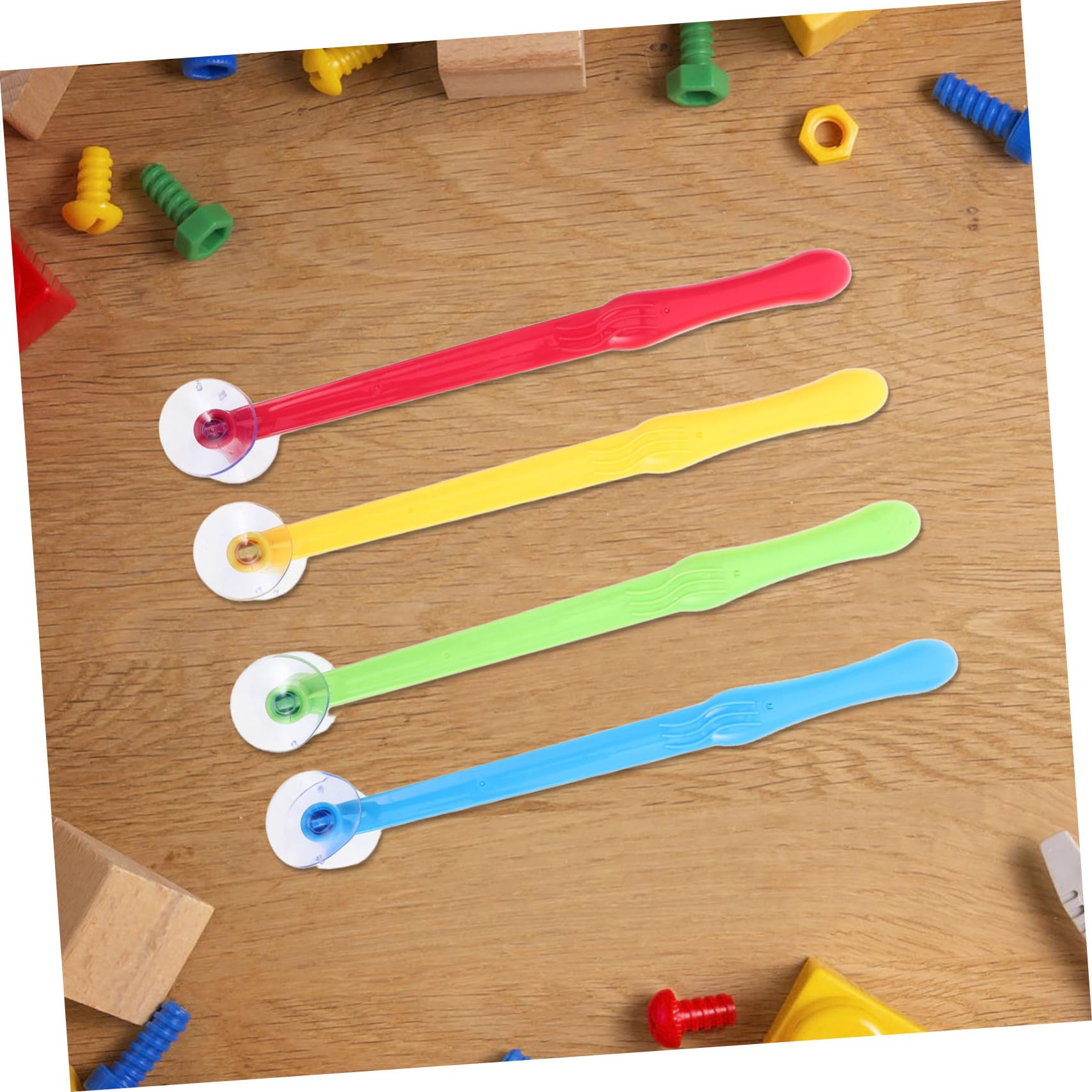 Uonlytech 4 Pièces Marteau Ventouse Jouet Éducatif Multimode pour Bébé