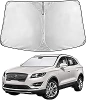 Vista 357 de EcoNour Parasol para parabrisas de camiones con bolsillo de almacenamiento Parasol reflectante de material 240T para protección contra rayos UV