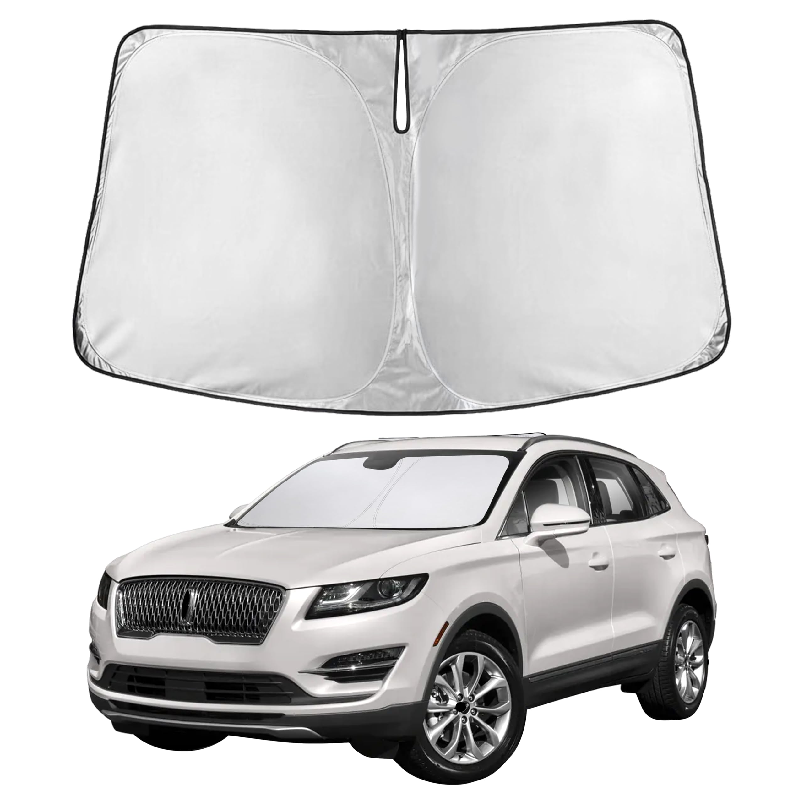 EcoNour Windshield Sunshade Compatible for Lincoln MKC 2015-2017 2018 2019