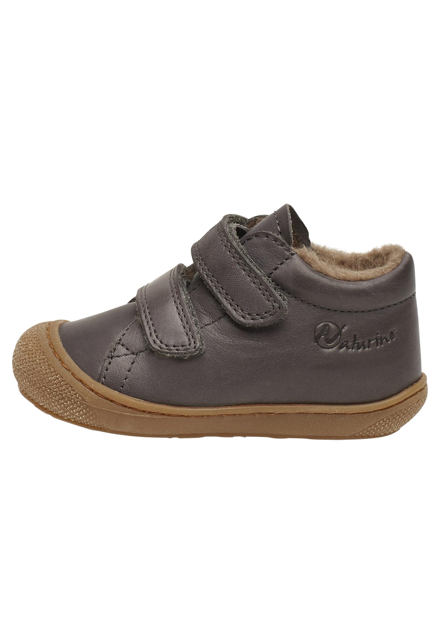 Naturino Cocoon VL-First-Steps Leather Shoes Grey 19