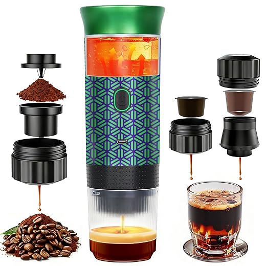 HX HECLX Battery‑Powered Portable Espresso Maker