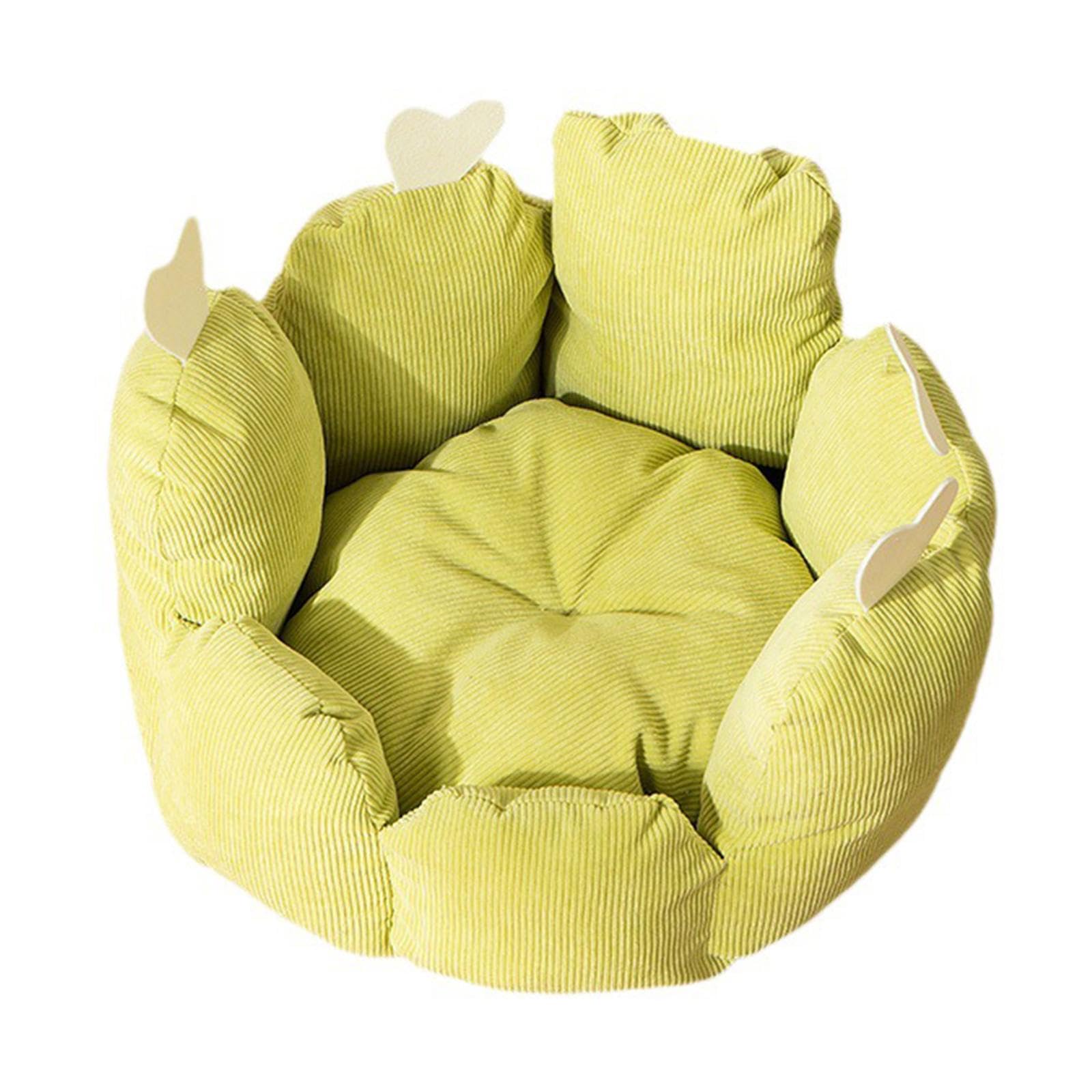 Panier pour animal aspect pétale idéal pour les siestes de votre petit chien
