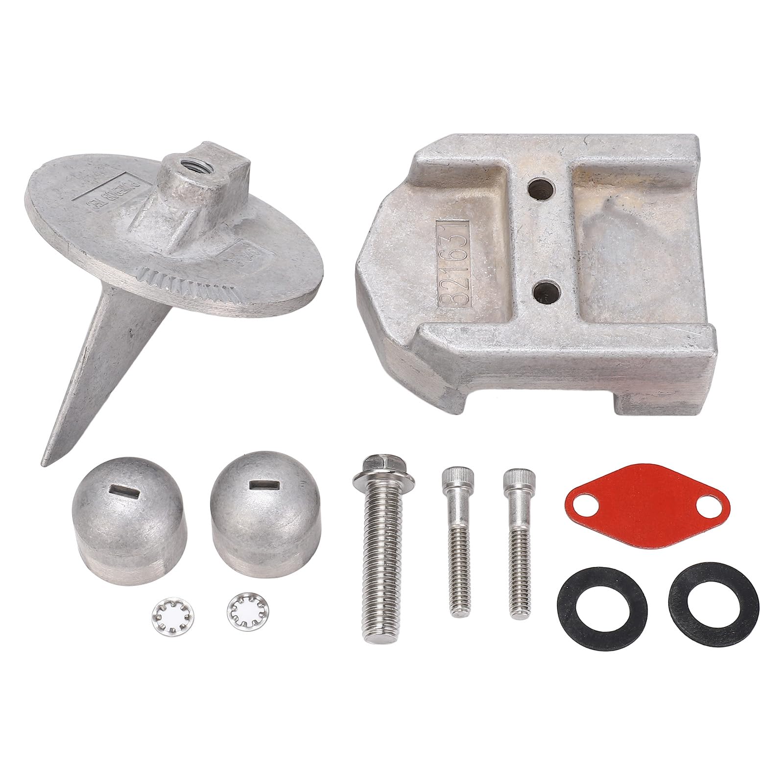 Kit anodi in alluminio per barche Set anodi marini Protezione professionale contro la ruggine e l'ossidazione per MerCruiser MR Alpha One Drive dal 1984 al 1991 12 accessori