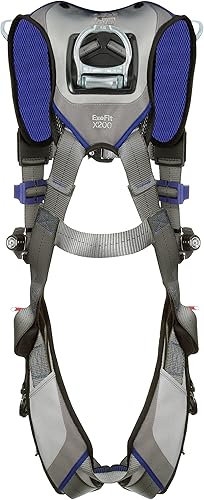 Miniatura 4 de DBI-Sala 3M DBI-SALA ExoFit X200 Arnés de seguridad de recuperación de chaleco cómodo 1402149, 2X