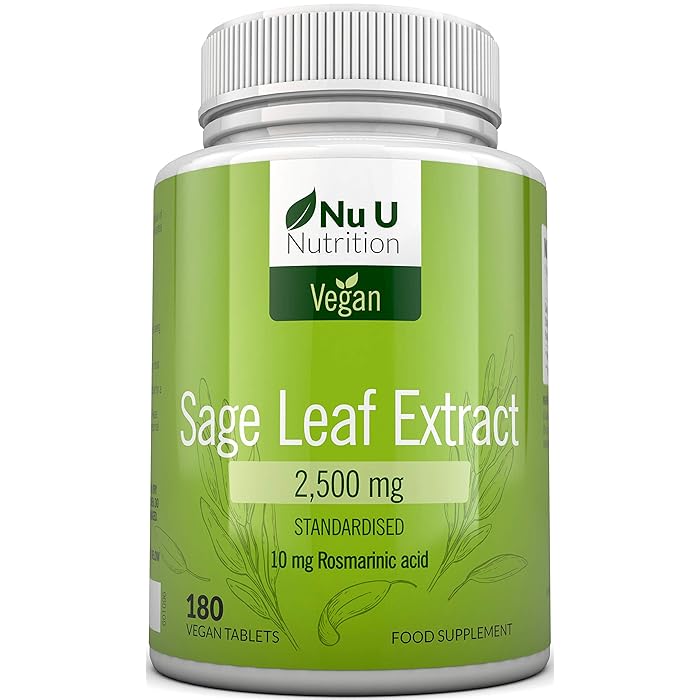 Buy Sage Tablets 2500mg 180 Vegan Tablets 6 Month Supply Menopause