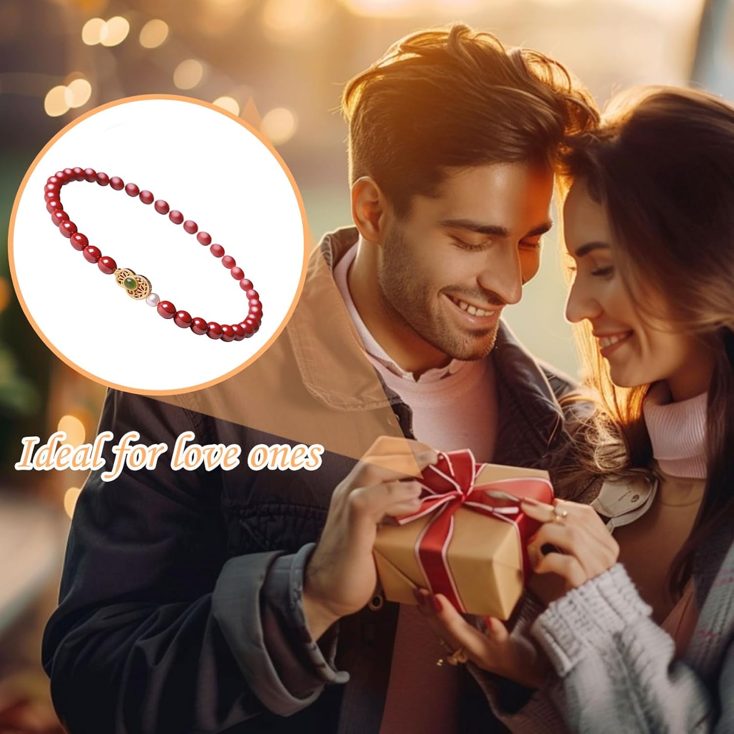 Cinnabar Bracelet Feng Shui for Women Pulsera de la Buena Suerte con Charms y Amuletos de Protección Red Chinese Bracelet for Good Luck Wealth Abundance Prosperidad - Image 7