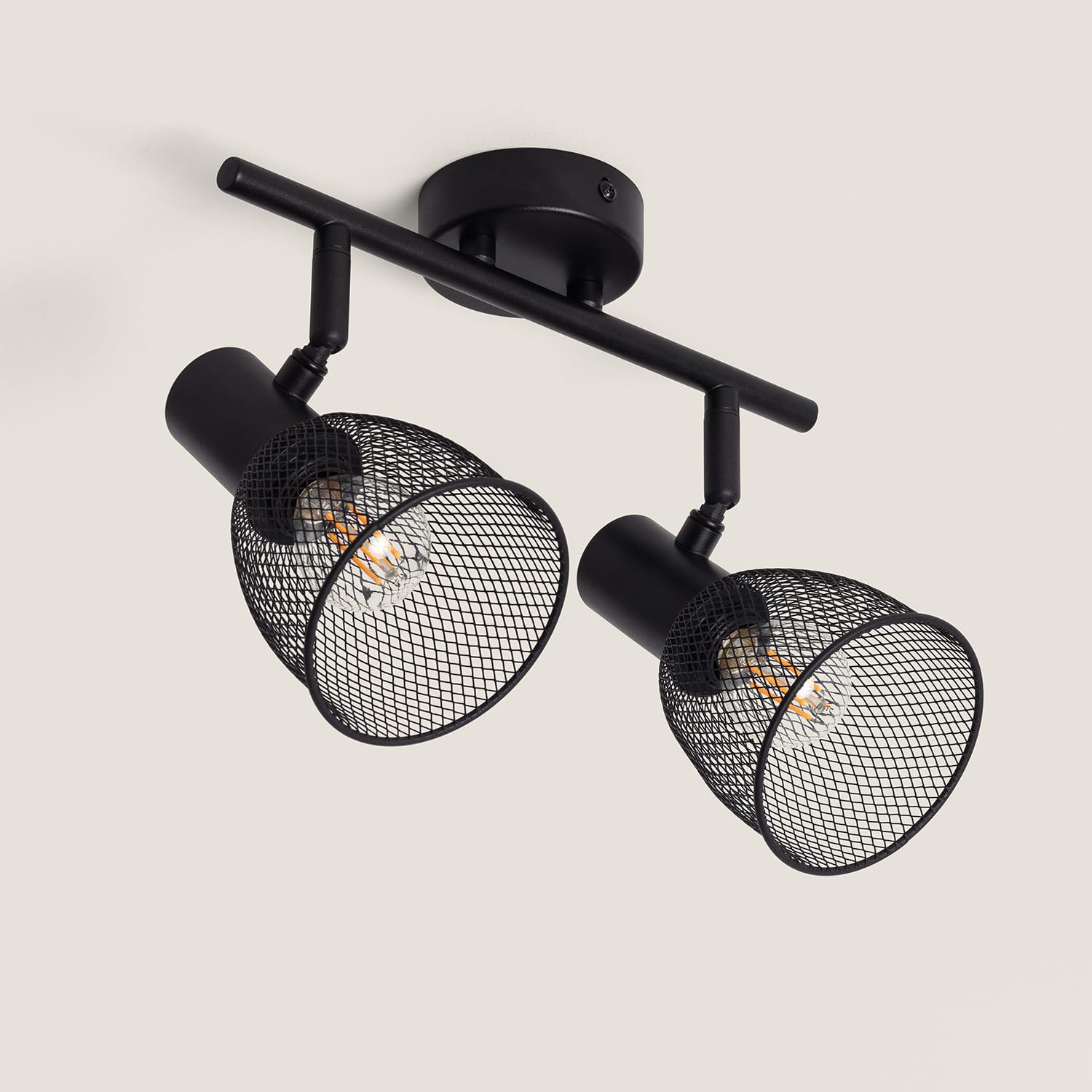 Rail LED Monophasé LEDKIA 2m Noir | Pour Spots LED Intérieur IP20