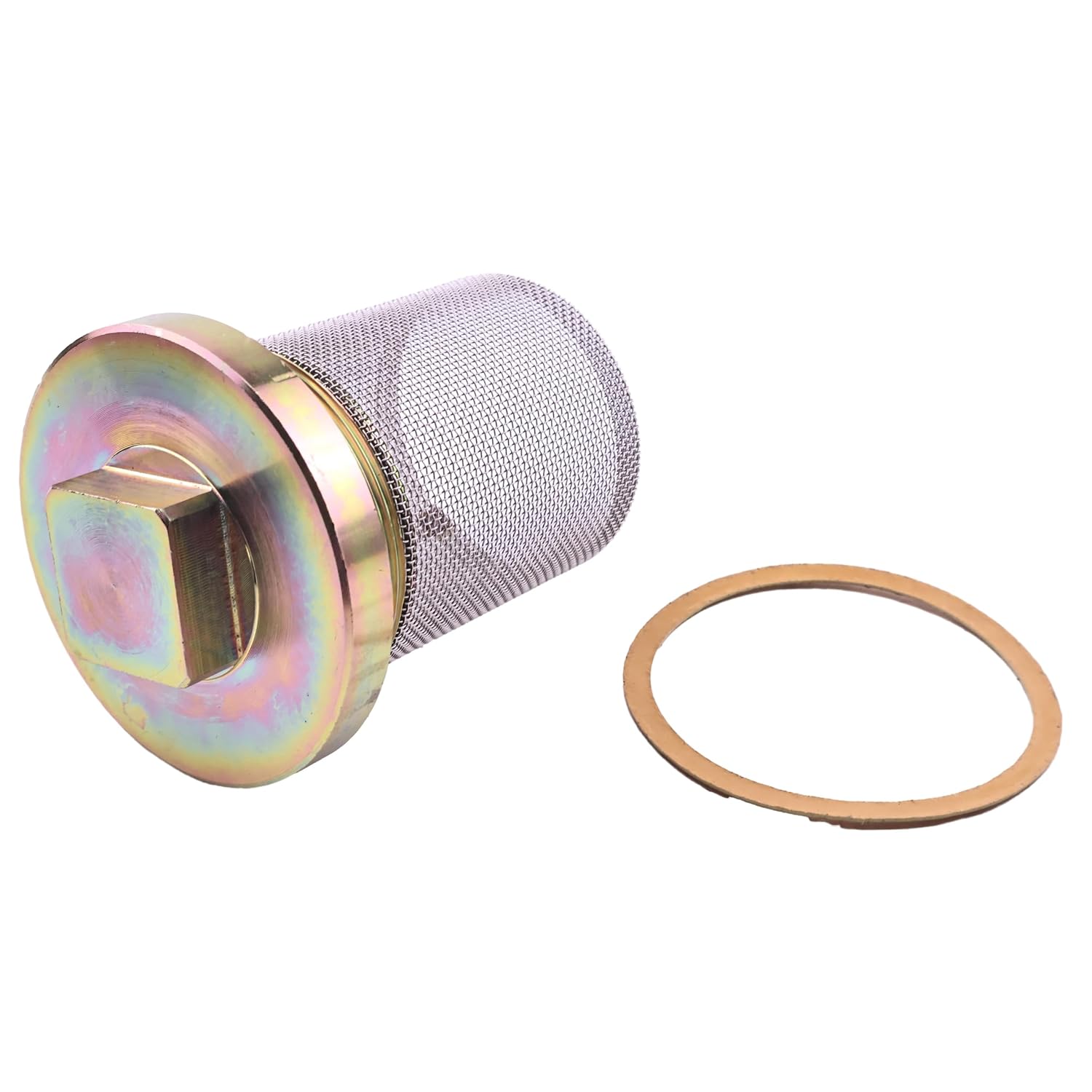 DVPARTS Oil Pan Drain Plug with Gasket 9N6730 Compatible with Ford/New Holland 2N 8N 9N NAA 600 Jubilee 2000 2120