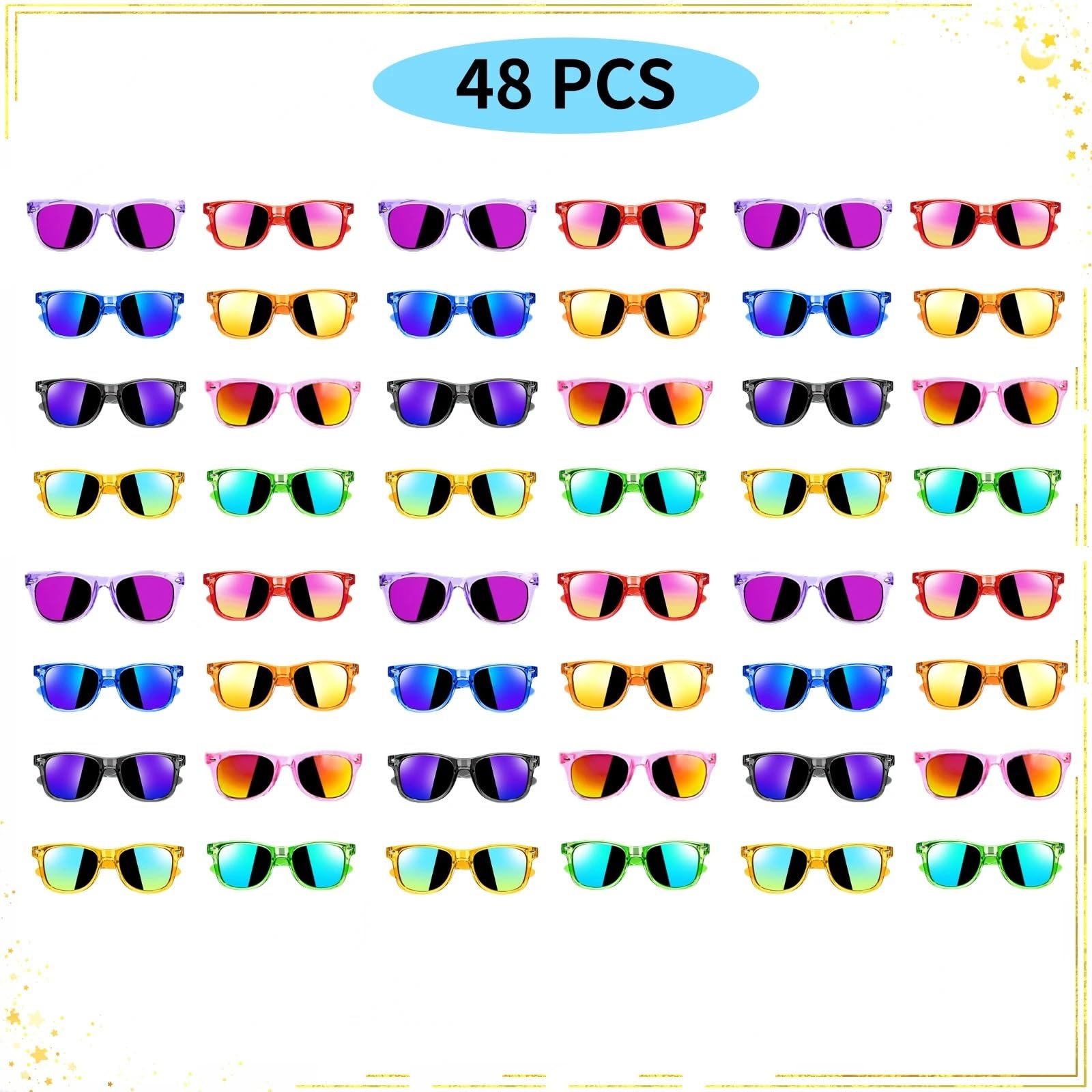 16-120 Pezzi Occhiali Da Sole For Feste Di Compleanno For Ragazzi E Ragazze Protezione UV For Regalo For Piscina Estiva Per Bomboniere